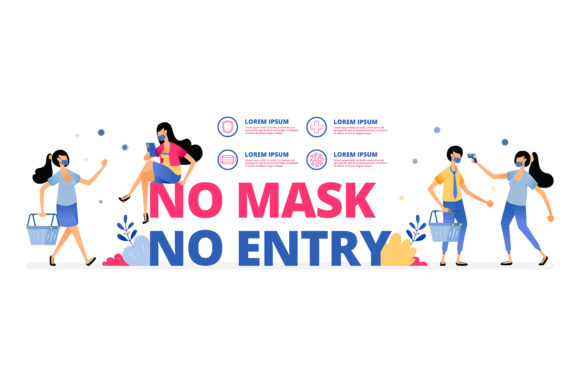 Download Warning Sign to Wear Mask at Meeting - Warning Collection