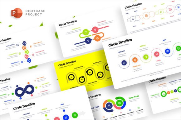 Download Circle Timeline Infographic Presentation - Circle Collection