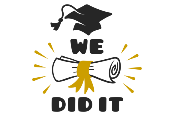 Download Diploma Graduation Label. Retro Typograp - Premium Resources