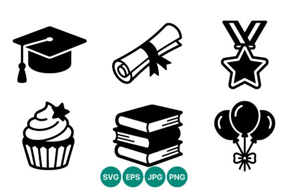 Download Graduation Cap Diploma Medal Cupcake - Diploma Collection