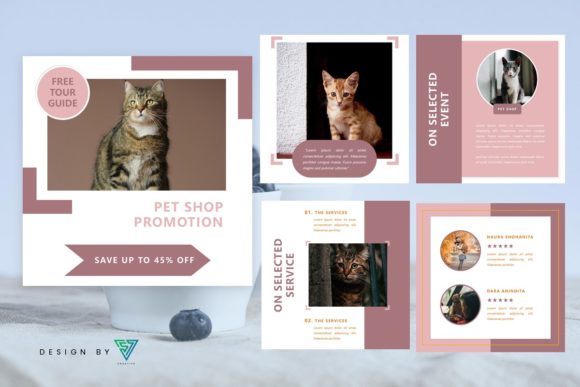 Download Template Instagram Business - #Pet Shop2 - Pet shop Collection