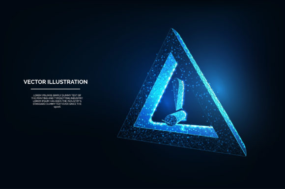 Download Low Poly Warning  Illustration Vector - Warning Collection