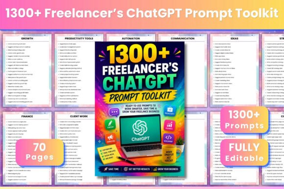 Download 1300+ Freelancer’s ChatGPT Prompt - Freelancer Collection