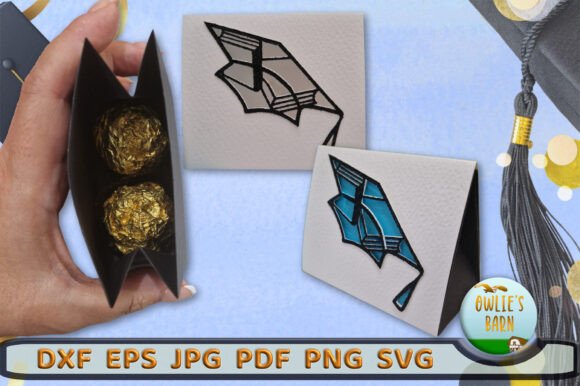 Download Triangular Slide-in Graduation Box - Graduation Collection